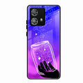 Celestial Design Glossy Metal Case Cover V2 For Motorola Edge 40 5G