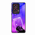 Celestial Design Glossy Metal Case Cover V2 For Motorola Edge 50 Fusion 5G
