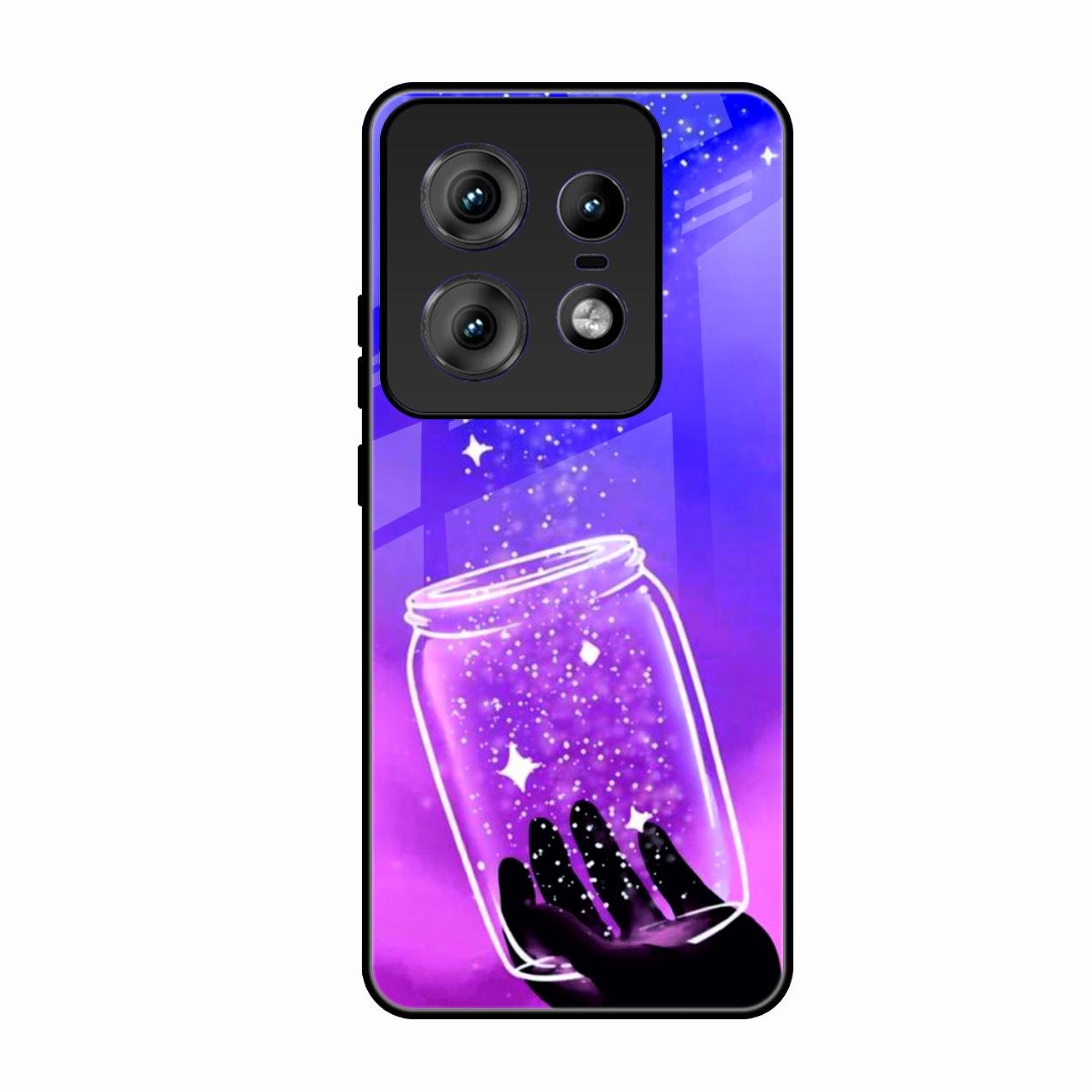 Celestial Design Glossy Metal Case Cover V2 For Motorola Edge 50 Pro