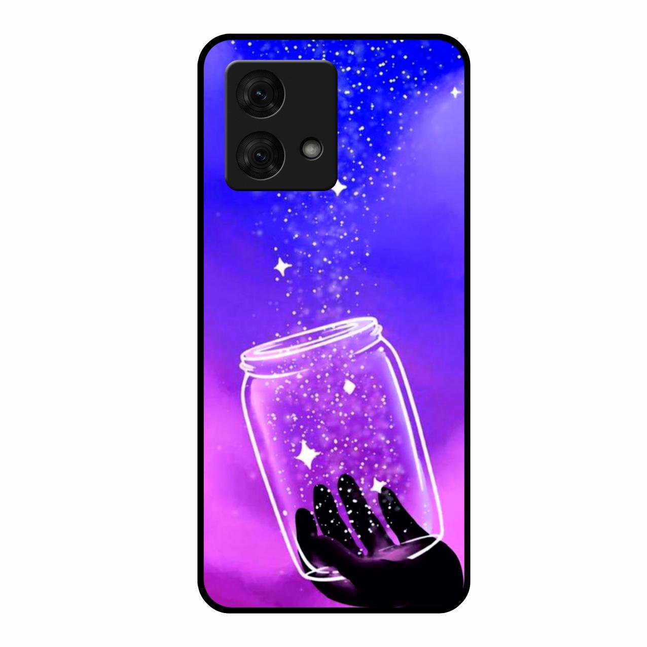 Celestial Design Glossy Metal Case Cover V2 For Motorola g84 5G