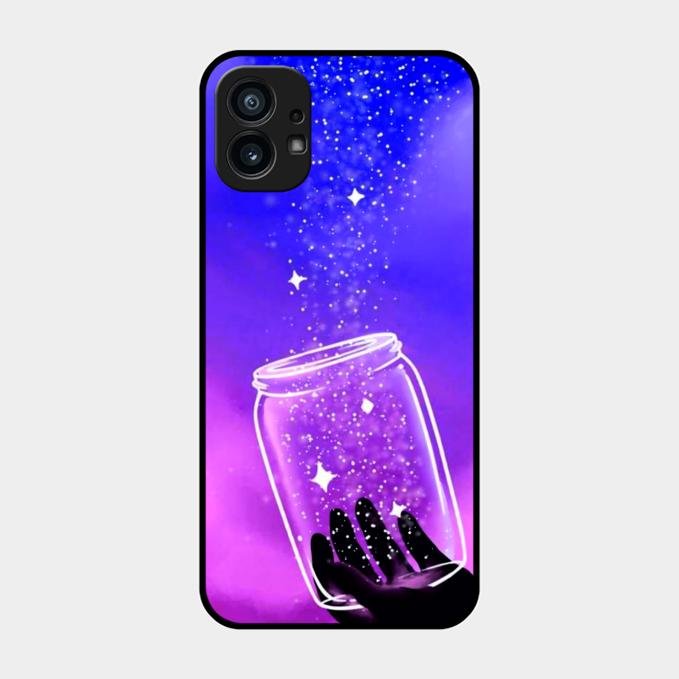 Celestial Design Glossy Metal Case Cover V2 For Nothing Phone 1