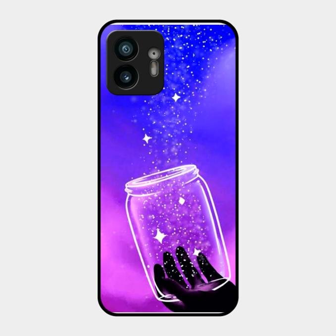 Celestial Design Glossy Metal Case Cover V2 For Nothing Phone 2