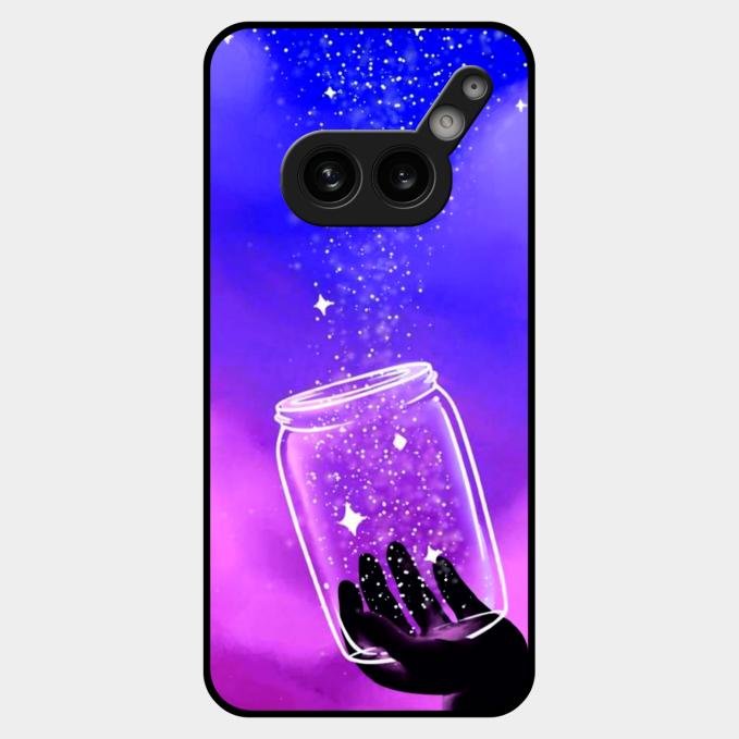 Celestial Design Glossy Metal Case Cover V2 For Nothing Phone 2A Plus