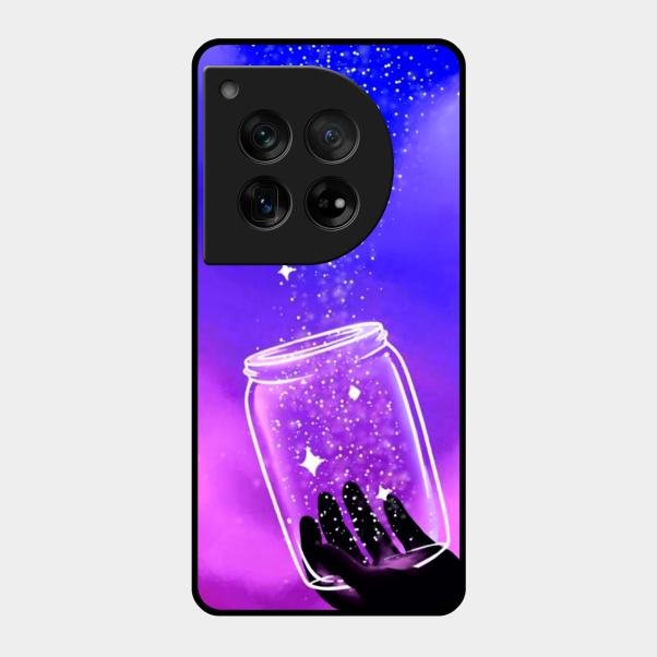 Celestial Design Glossy Metal Case Cover V2 For Oneplus 12 5G