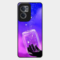 Celestial Design Glossy Metal Case Cover V2 For Oneplus Nord Ce 2 5G