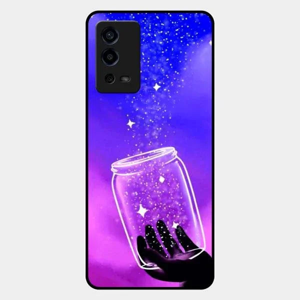 Celestial Design Glossy Metal Case Cover V2 For Oppo A55
