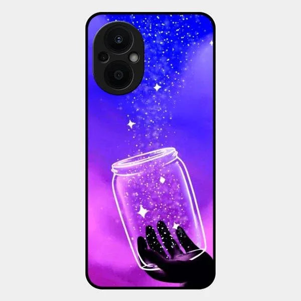 Celestial Design Glossy Metal Case Cover V2 For Oppo F21S Pro 5G