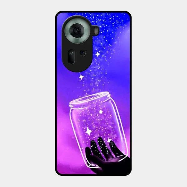 Celestial Design Glossy Metal Case Cover V2 For Oppo Reno 11 5G