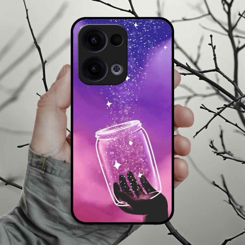 Celestial Design Glossy Metal Case Cover V2 For Oppo