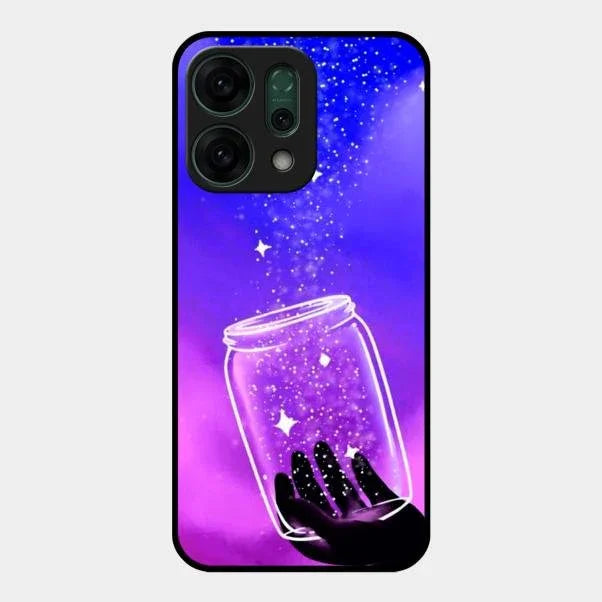 Celestial Design Glossy Metal Case Cover V2 For Oppo Reno 14 5G