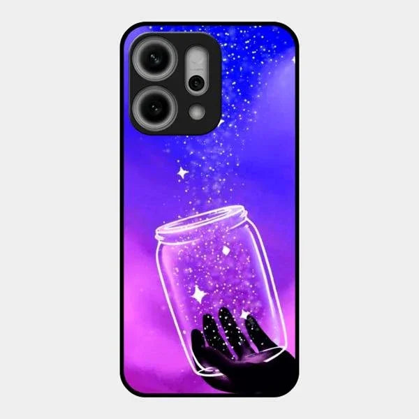 Celestial Design Glossy Metal Case Cover V2 For Oppo Reno 14 Pro 5G