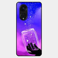 Celestial Design Glossy Metal Case Cover V2 For Oppo Reno 8T 5G