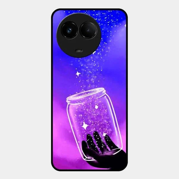 Celestial Design Glossy Metal Case Cover V2 For Realme C67 5G