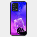 Celestial Design Glossy Metal Case Cover V2 For Redmi Note 12 5G