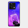 Celestial Design Glossy Metal Case Cover V2 For Redmi Note 13 5G