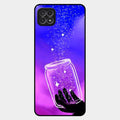 Celestial Design Glossy Metal Case Cover V2 For Samsung Galaxy F42 5G