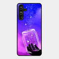 Celestial Design Glossy Metal Case Cover V2 For Samsung Galaxy M55 5G