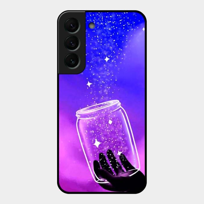 Celestial Design Glossy Metal Case Cover V2 For Samsung Galaxy S22 Plus 5G