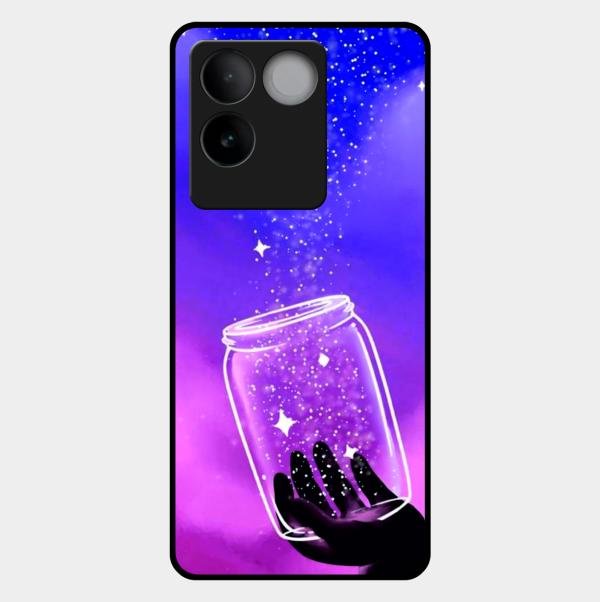 Celestial Design Glossy Metal Case Cover V2 For Vivo T2 Pro 5G