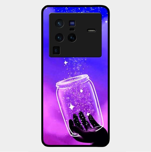 Celestial Design Glossy Metal Case Cover V2 For Vivo X80 Pro 5G