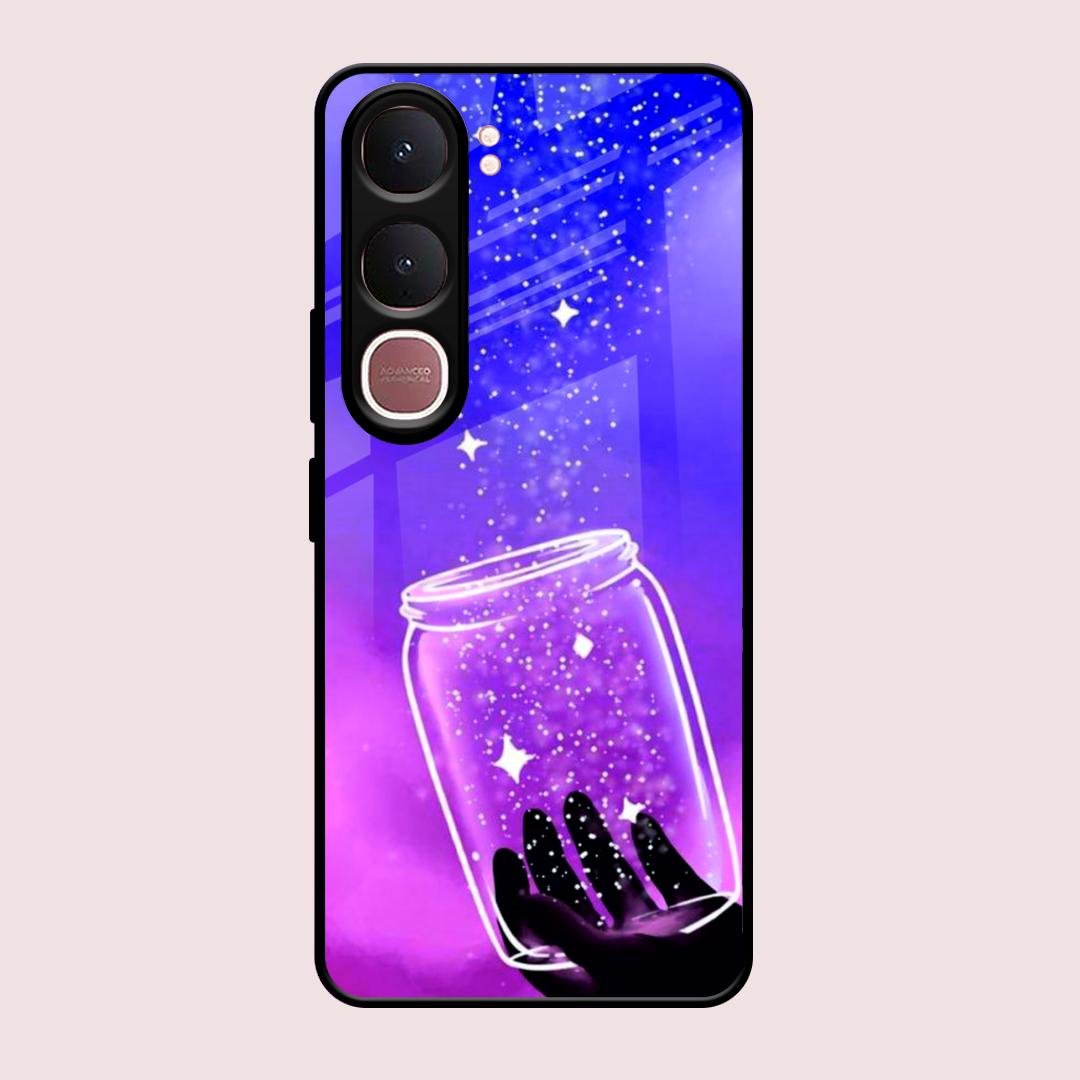 Celestial Design Glossy Metal Case Cover V2 For Vivo Y31 5G
