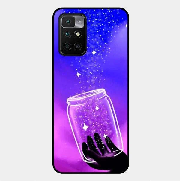 Celestial Design Glossy Metal Case Cover V2 For Xiaomi Redmi 10 Prime 2022