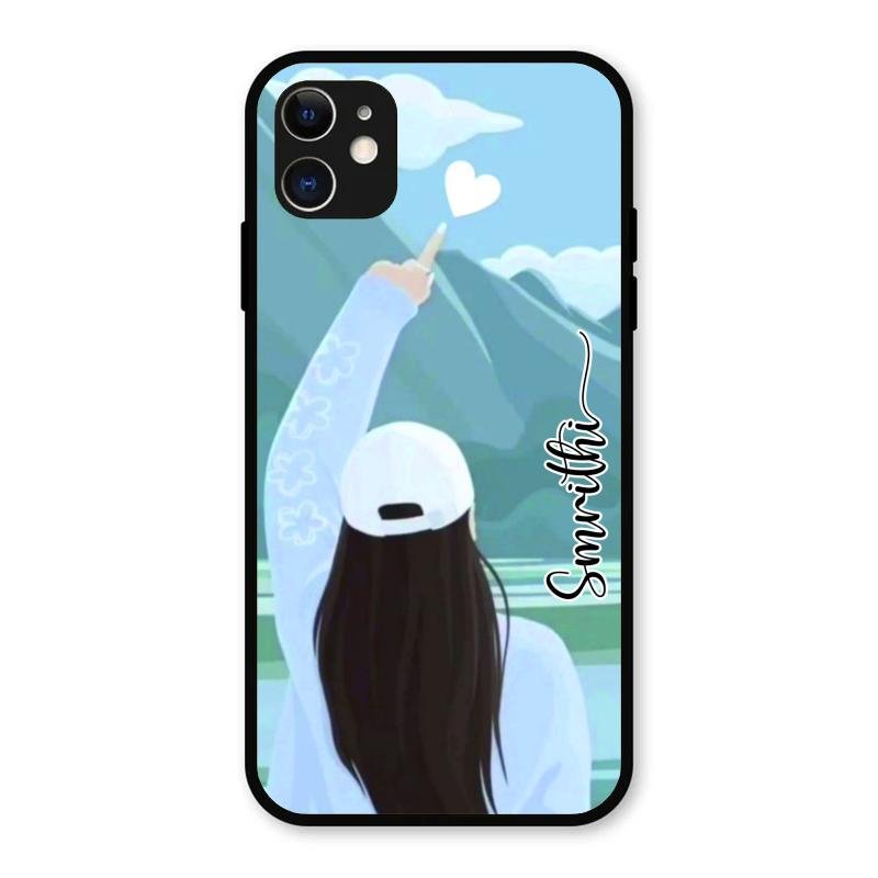 Chasing Dreams Customized Glass Case Cover For iPhone 11