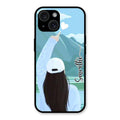 Chasing Dreams Customized Glass Case Cover For iPhone 15