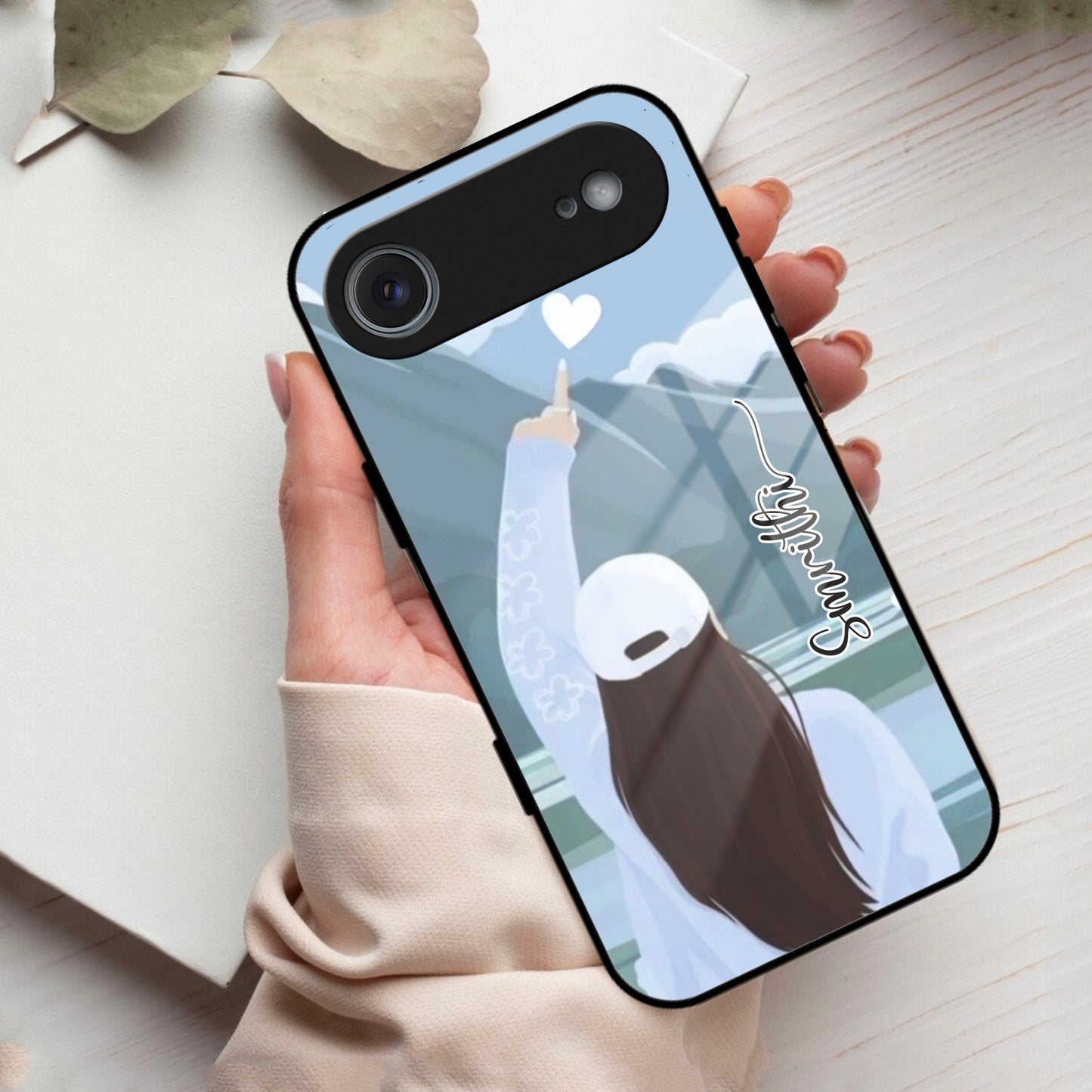 Chasing Dreams Customized Glass Case Cover For iPhone