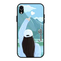 Chasing Dreams Customized Glass Case Cover For iPhone XR