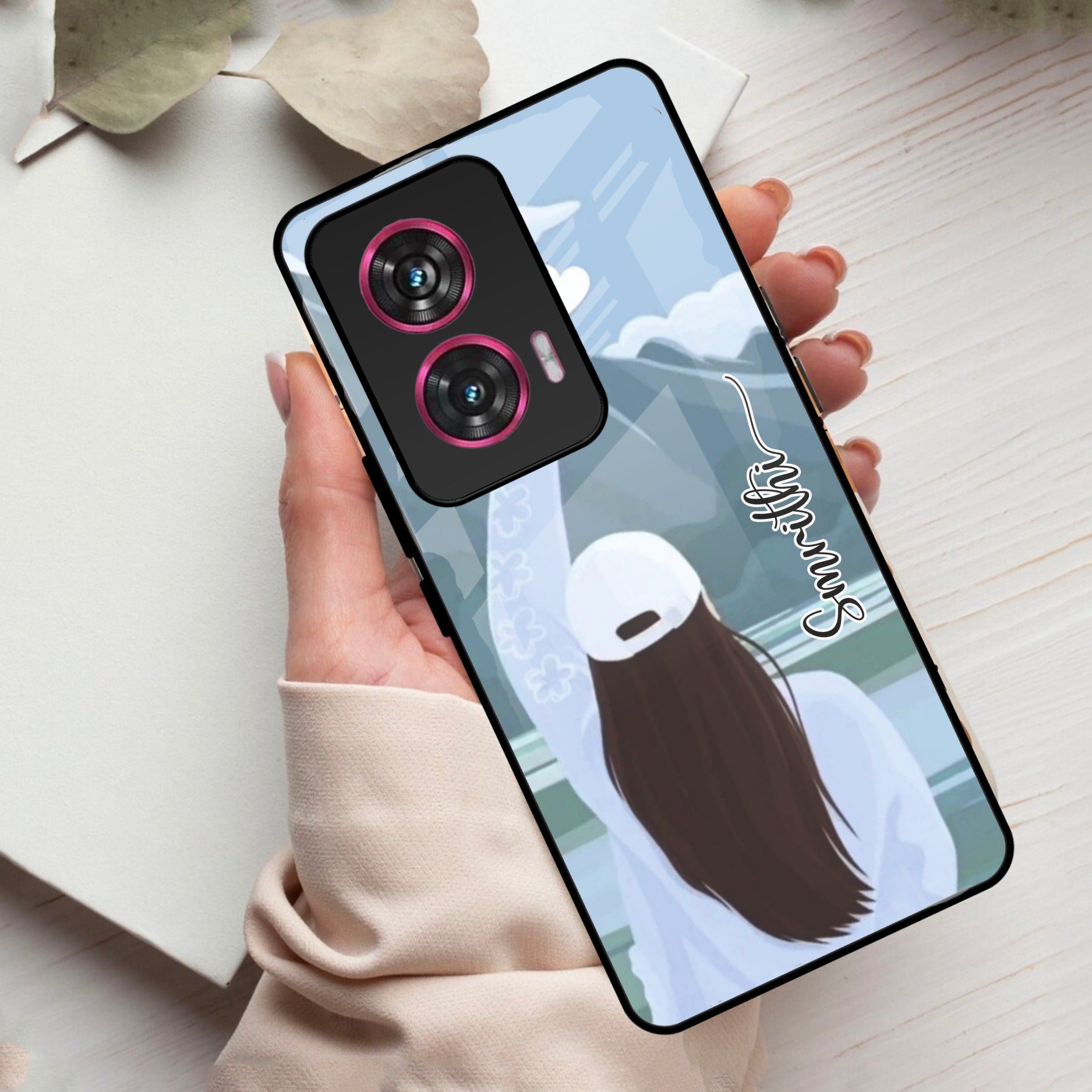 Chasing Dreams Customized Glass Case Cover For iPhone - ShopOnCliQ