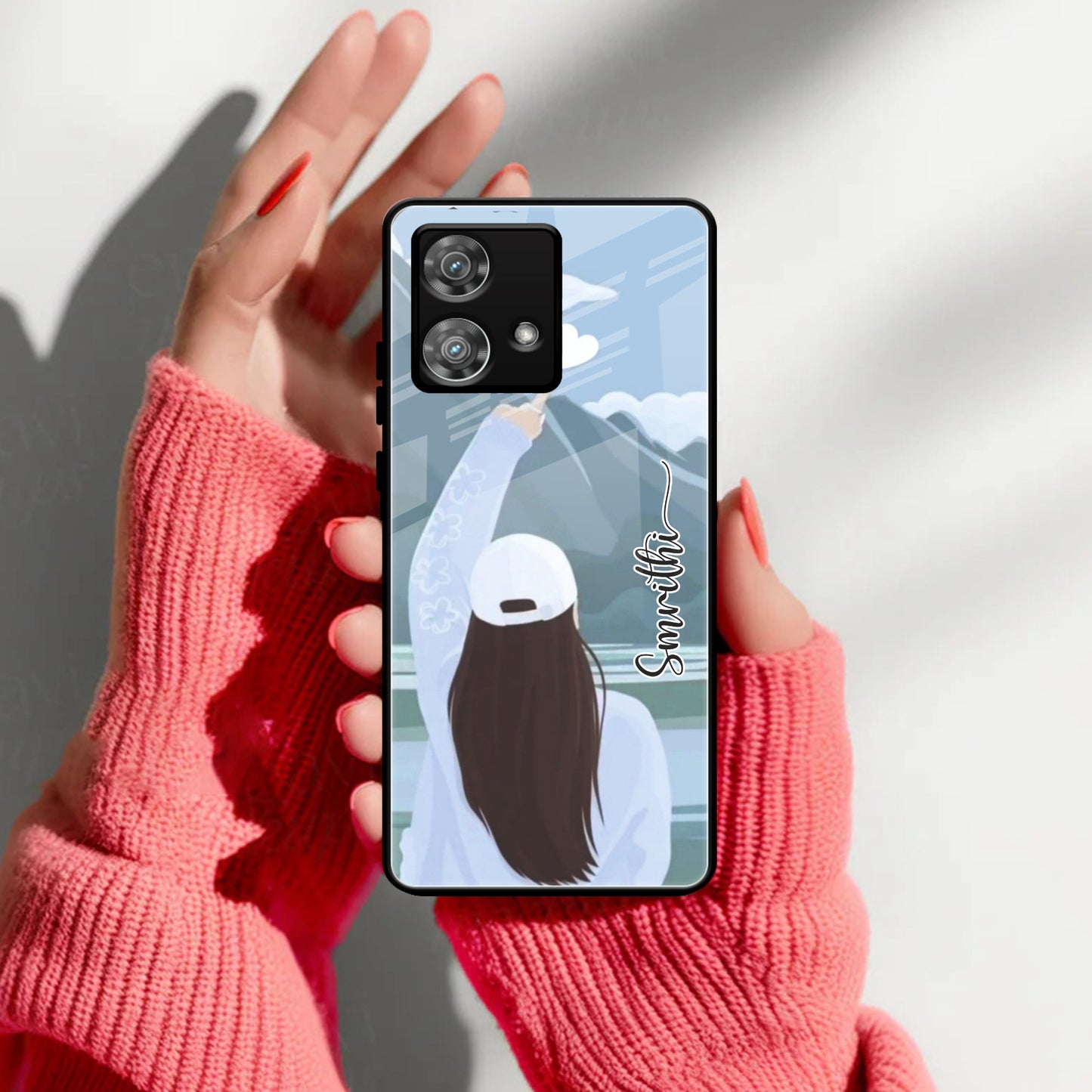 Chasing Dreams Customized Glass Case Cover For Motorola