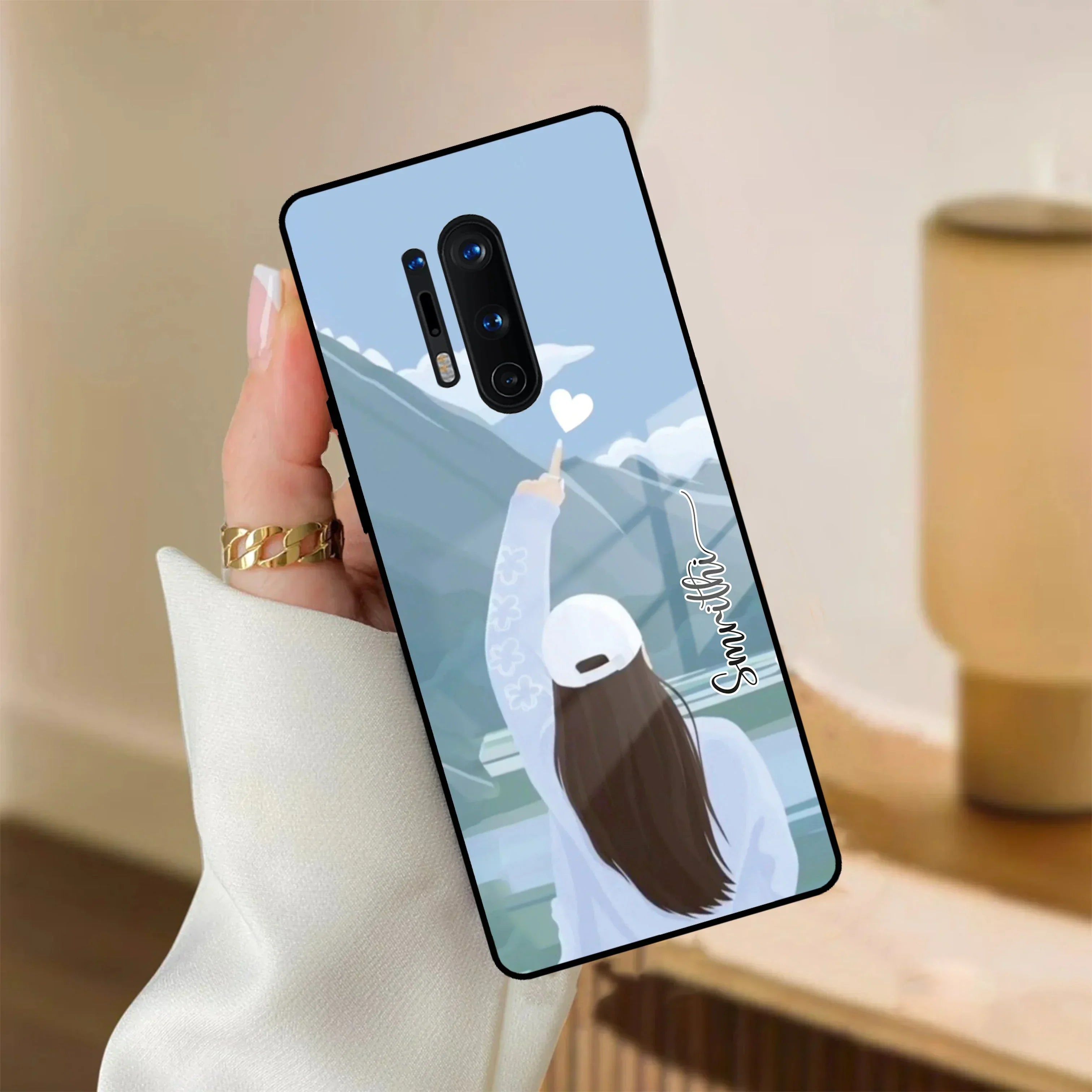 Chasing Dreams Customized Glass Case Cover For OnePlus - ShopOnCliQ