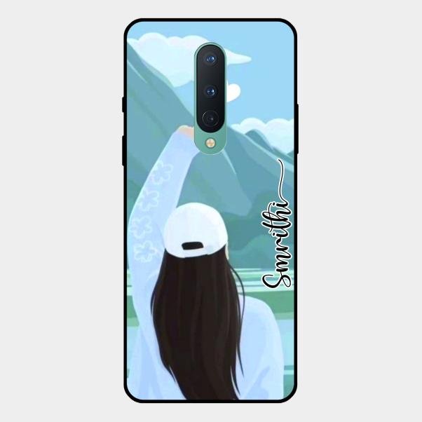 Chasing Dreams Customized Glass Case Cover For Oneplus 8