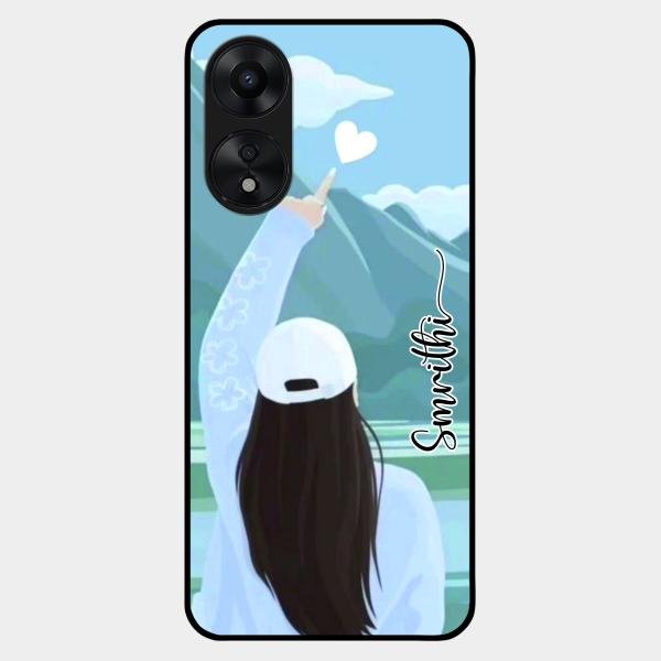 Chasing Dreams Customized Glass Case Cover For Oppo A78 5G