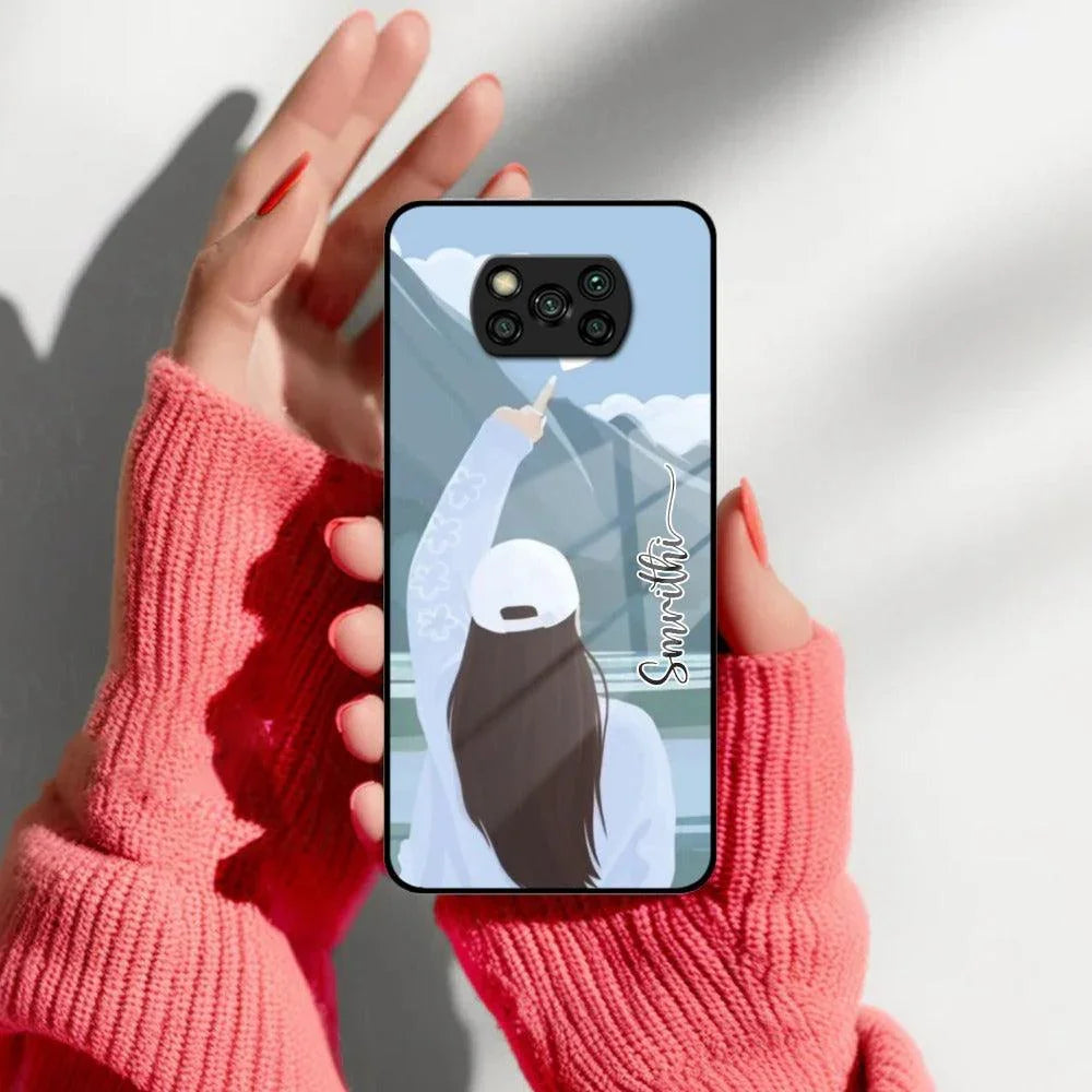Chasing Dreams Customized Glass Case Cover For Poco - ShopOnCliQ