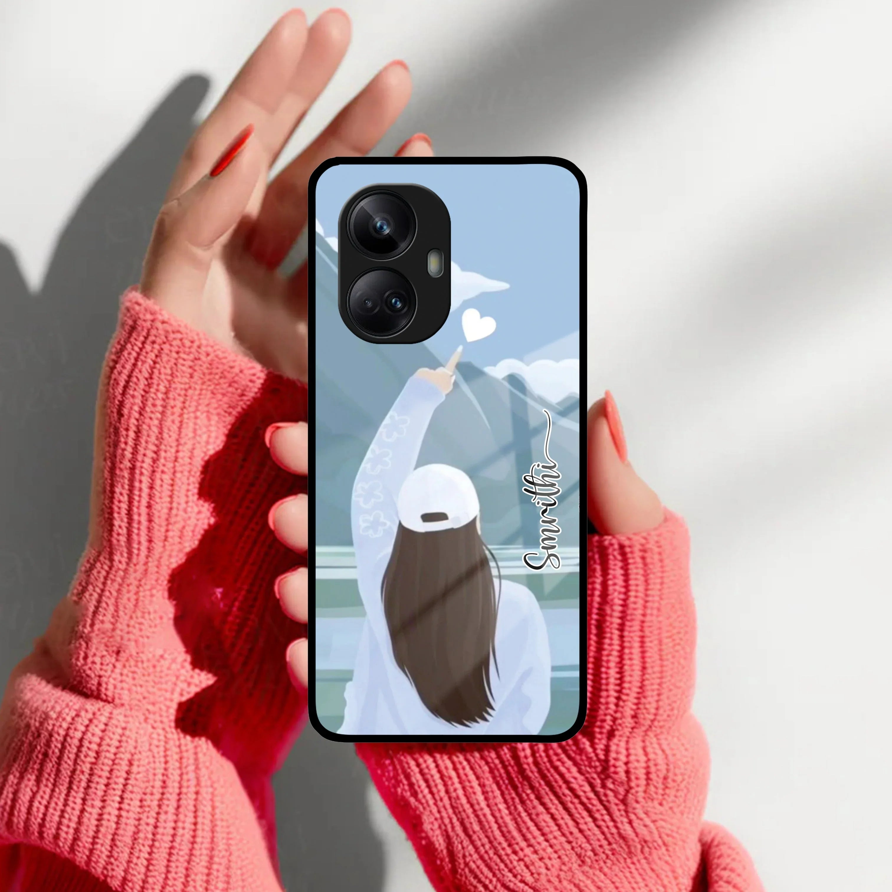 Chasing Dreams Customized Glass Case Cover For Realme/Narzo - ShopOnCliQ