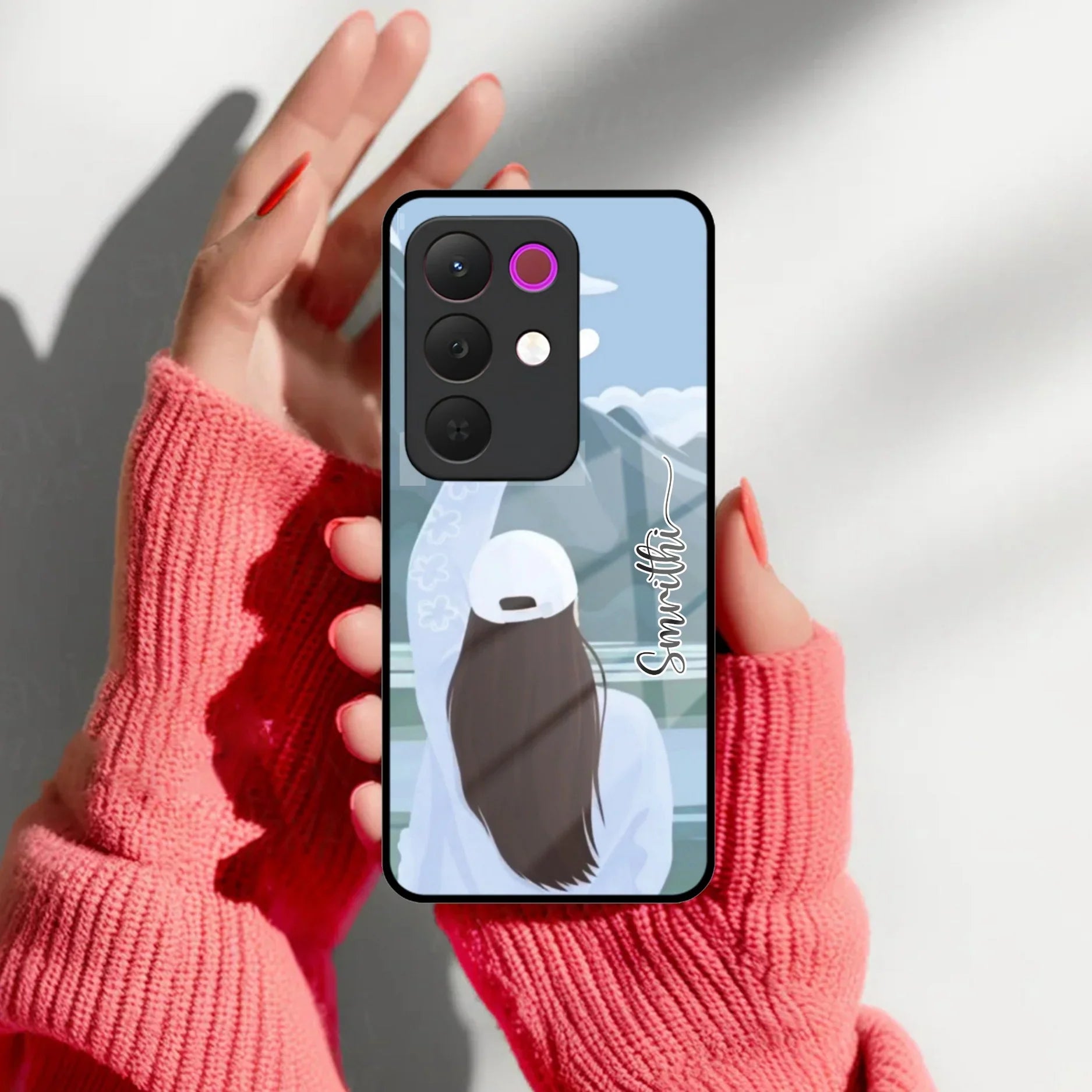 Chasing Dreams Customized Glass Case Cover For Realme/Narzo