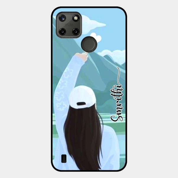 Chasing Dreams Customized Glass Case Cover For Realme C21Y