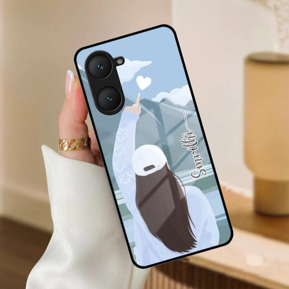 Chasing Dreams Customized Glass Case Cover For iQOO