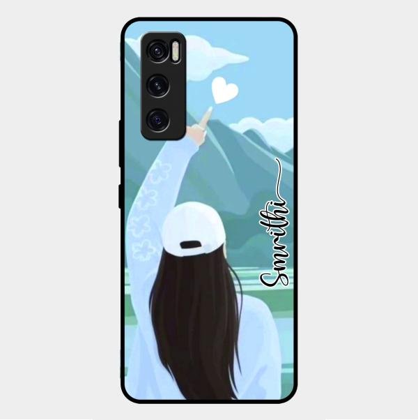 Chasing Dreams Customized Glass Case Cover For Vivo V20 Se