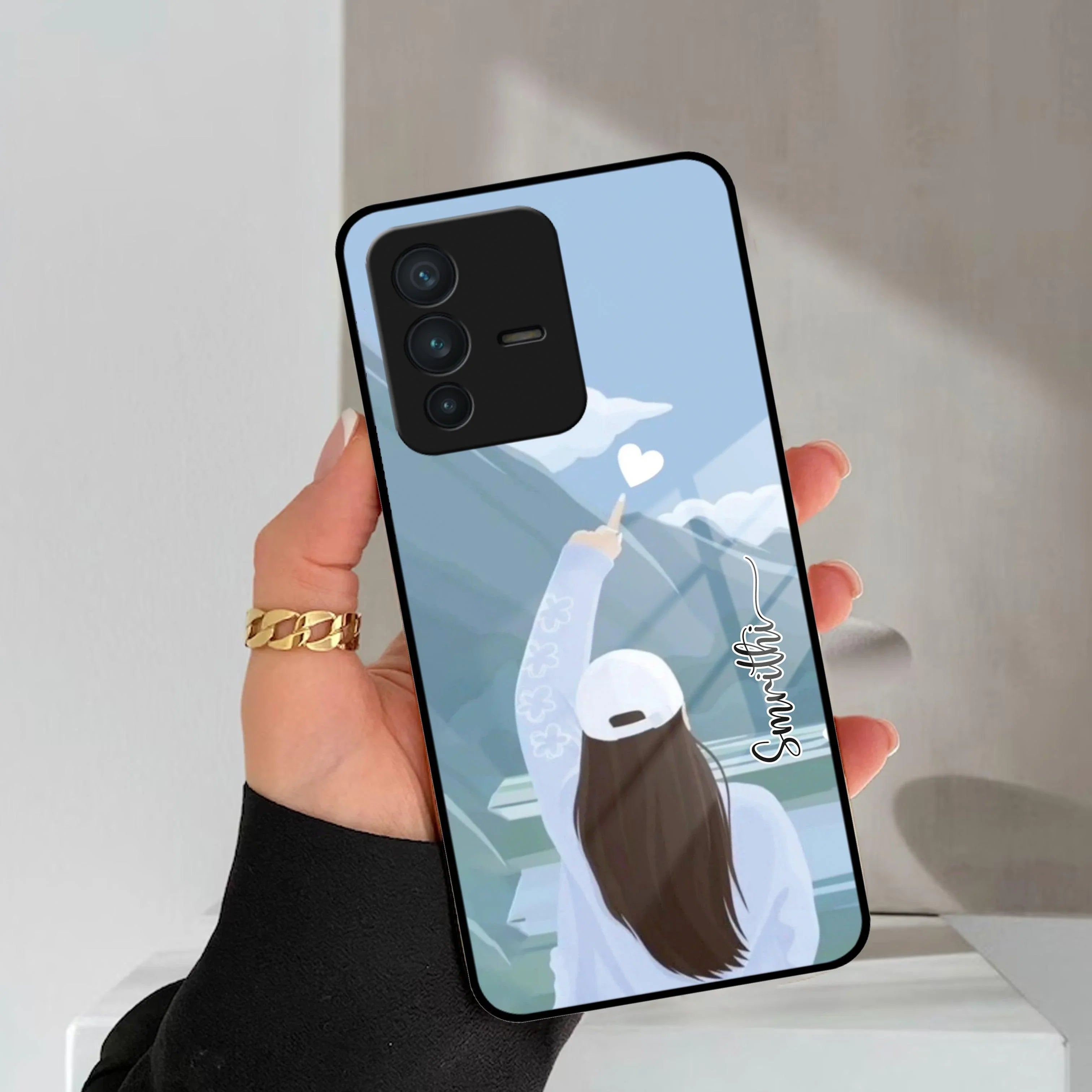 Chasing Dreams Customized Glass Case Cover For Vivo - ShopOnCliQ