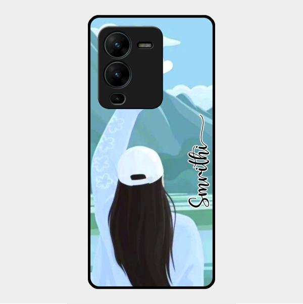 Chasing Dreams Customized Glass Case Cover For Vivo V25 Pro 5G