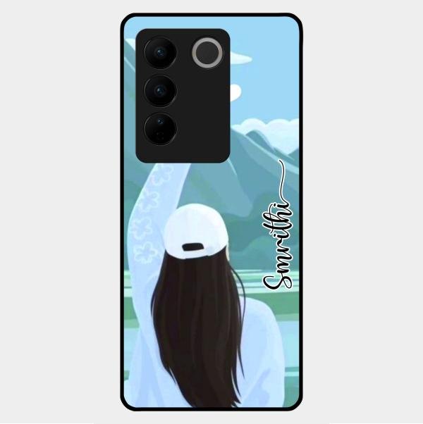 Chasing Dreams Customized Glass Case Cover For Vivo V27 5G
