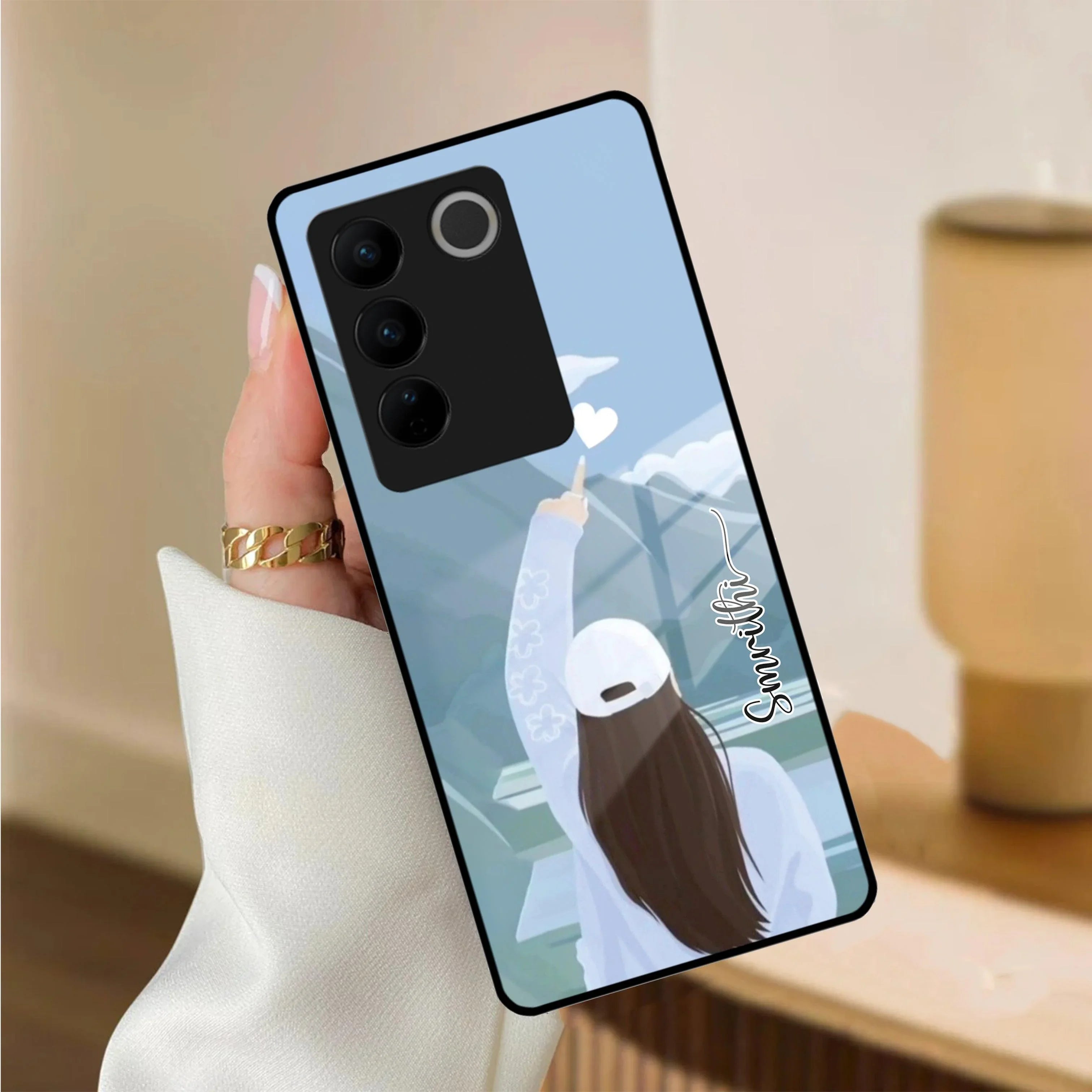 Chasing Dreams Customized Glass Case Cover For Vivo - ShopOnCliQ
