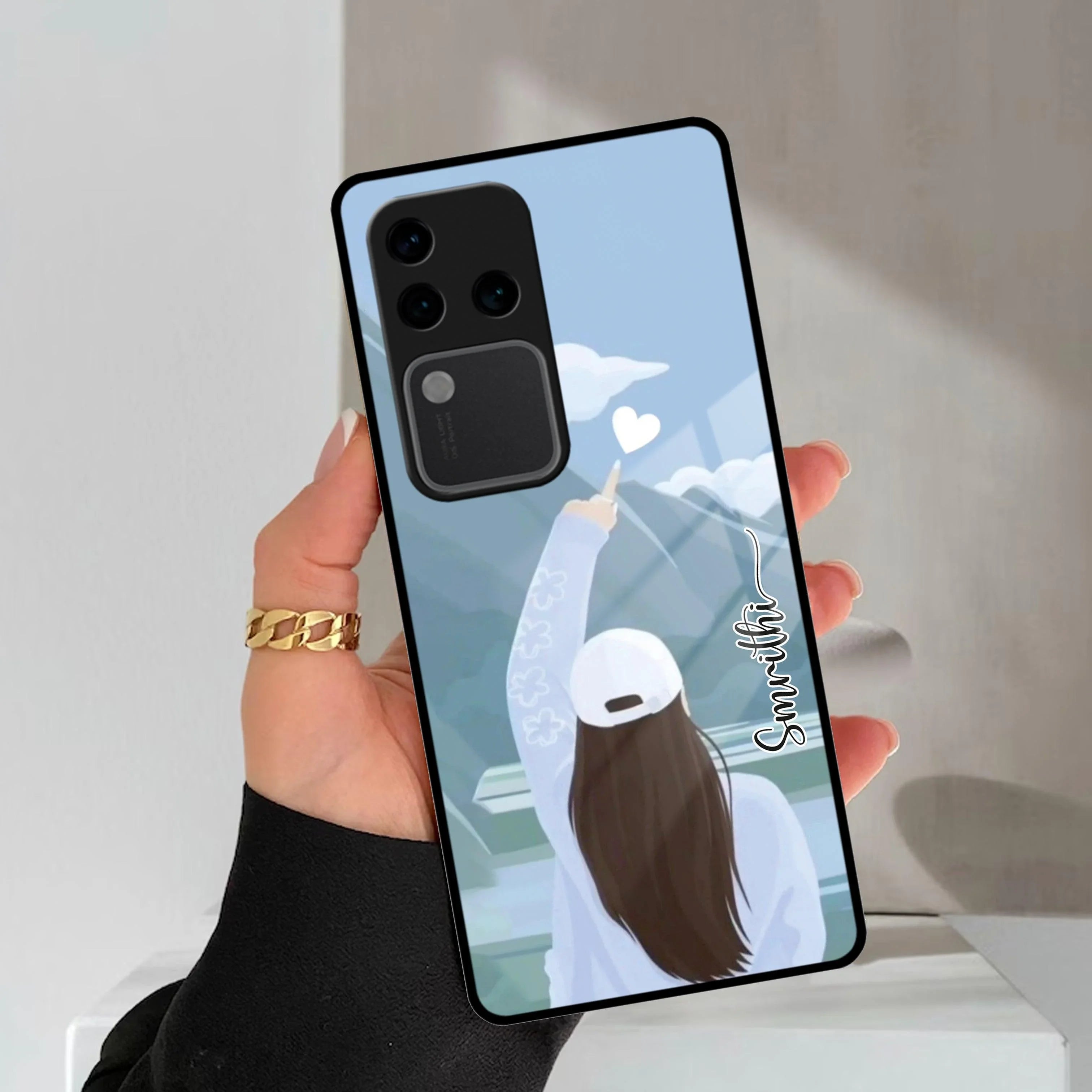 Chasing Dreams Customized Glass Case Cover For Vivo - ShopOnCliQ