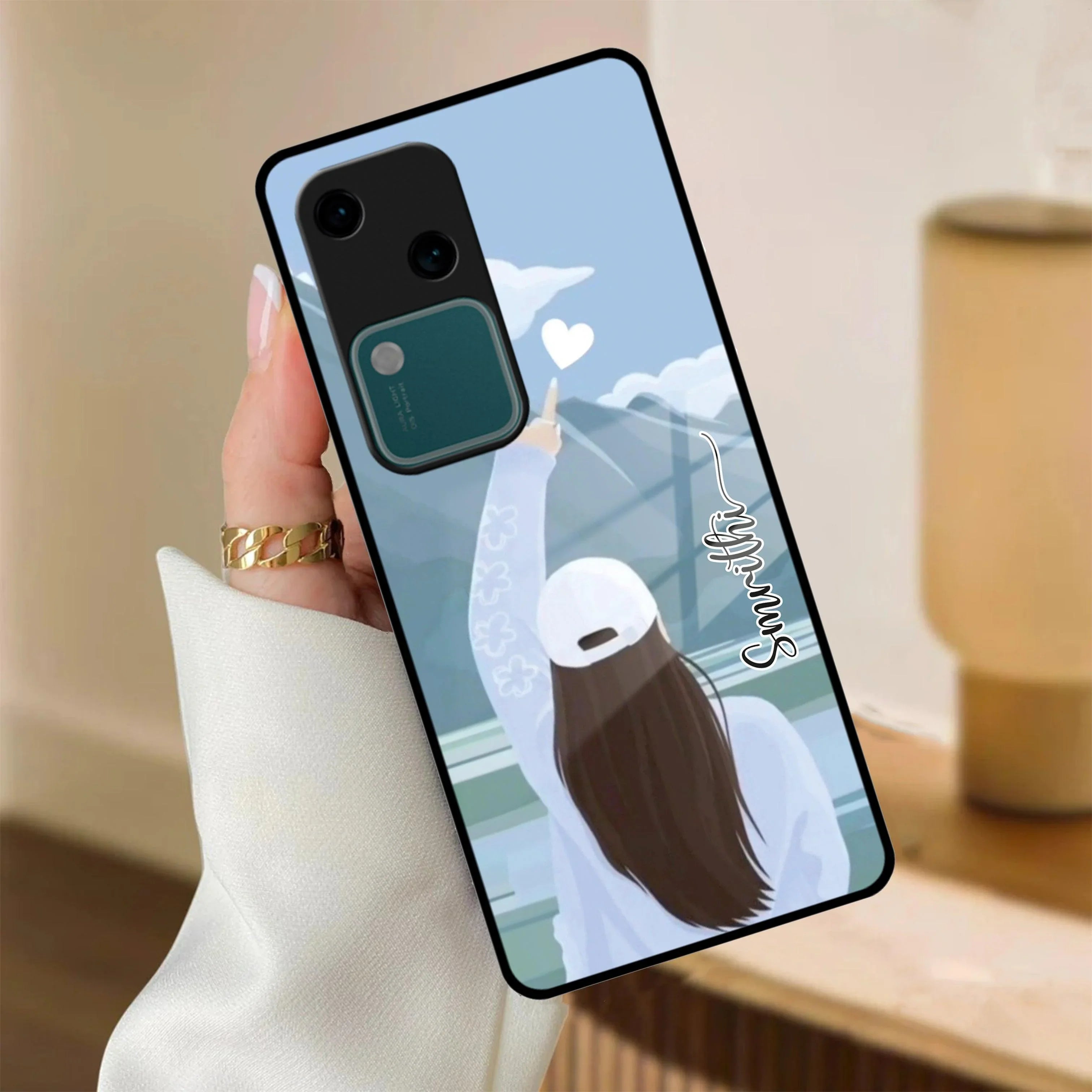 Chasing Dreams Customized Glass Case Cover For Vivo - ShopOnCliQ