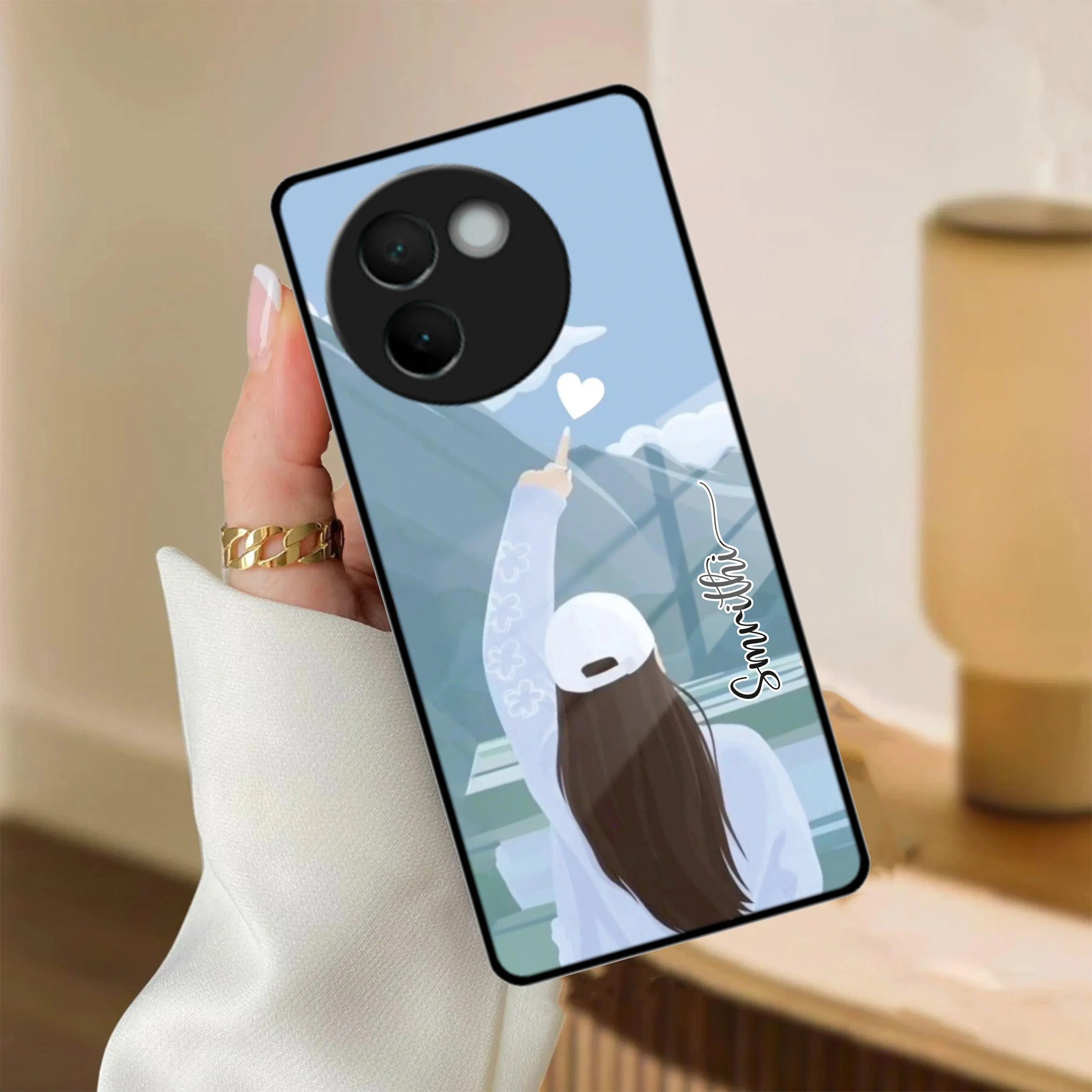 Chasing Dreams Customized Glass Case Cover For Vivo - ShopOnCliQ