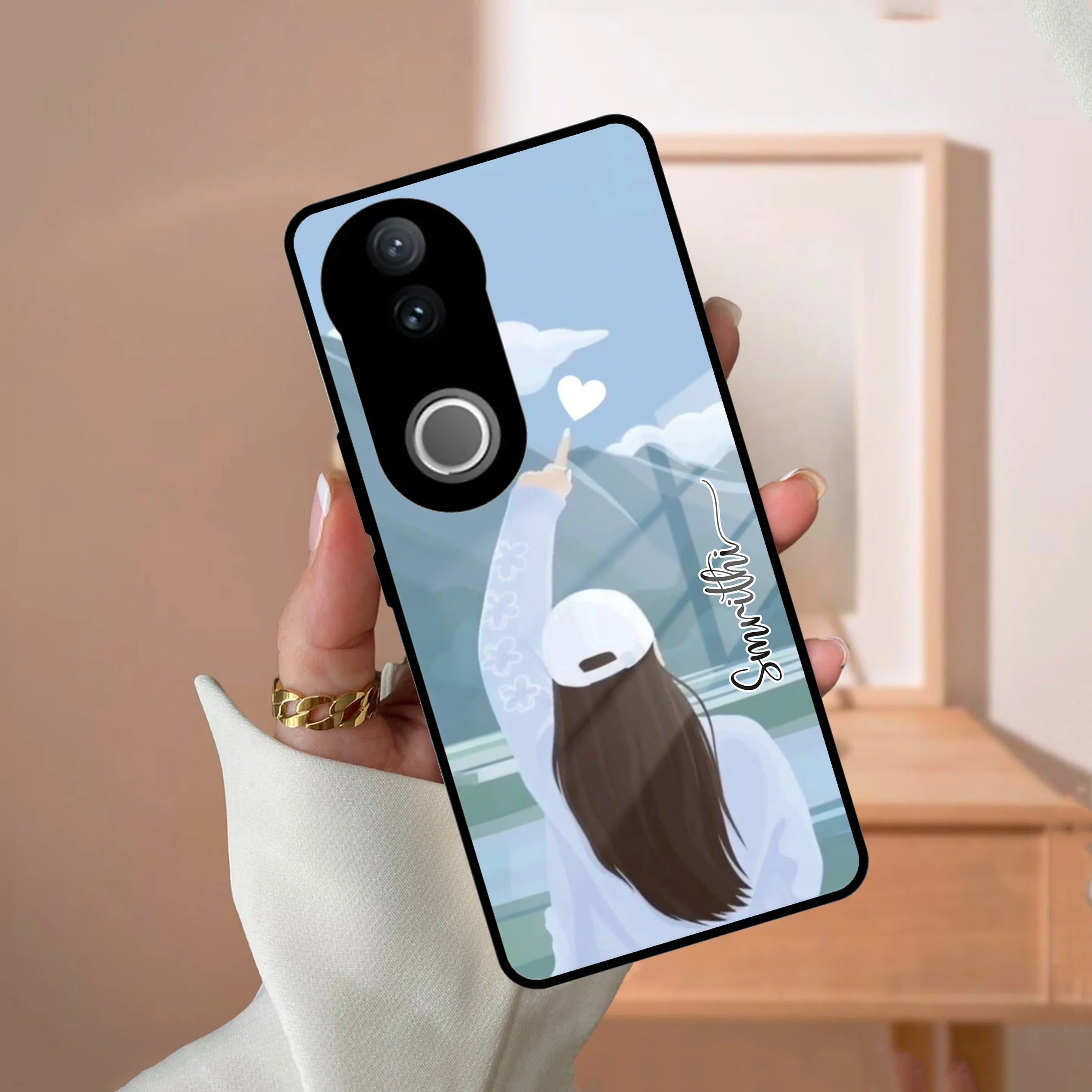 Chasing Dreams Customized Glass Case Cover For Vivo - ShopOnCliQ