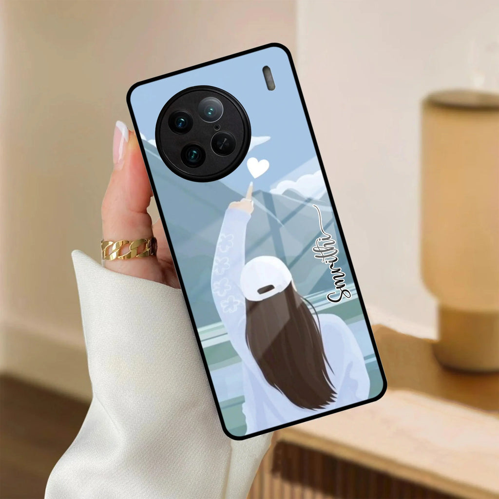 Chasing Dreams Customized Glass Case Cover For iQOO - ShopOnCliQ